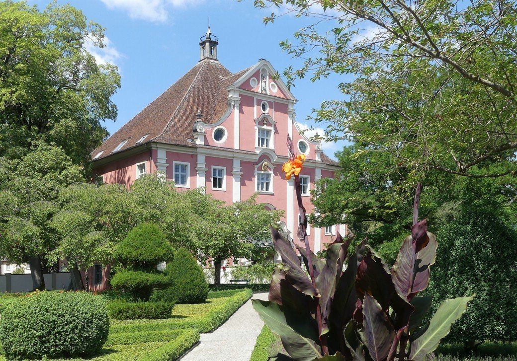Unteres Tor vom Hofgarten aus gesehen, Salem, 2020 Unteres Tor, Schloss Salem, 2020