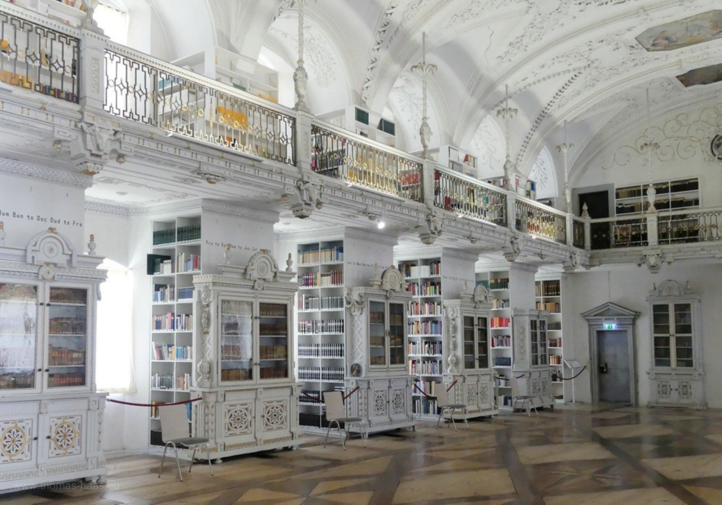 Bibliothekssaal, Salem, 2020 Bibliothek, Schloss Salem, 2020