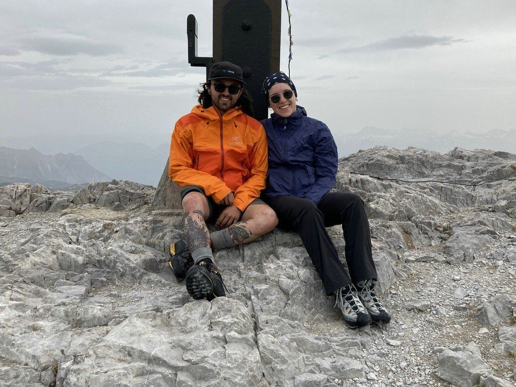 Auf dem Gipfel... Sulzfluh, Juni 2021 Geschafft - in doppeltem Sinne... - Sulzfluh, Juni 2021