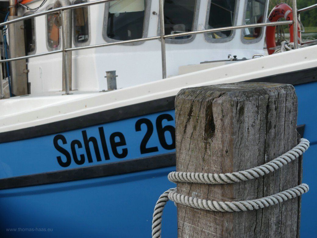 Schleimünde 26 im Fischereihafen von Kappeln, Juli 2021 Schleimünde 26 im Fischereihafen von Kappeln, Juli 2021