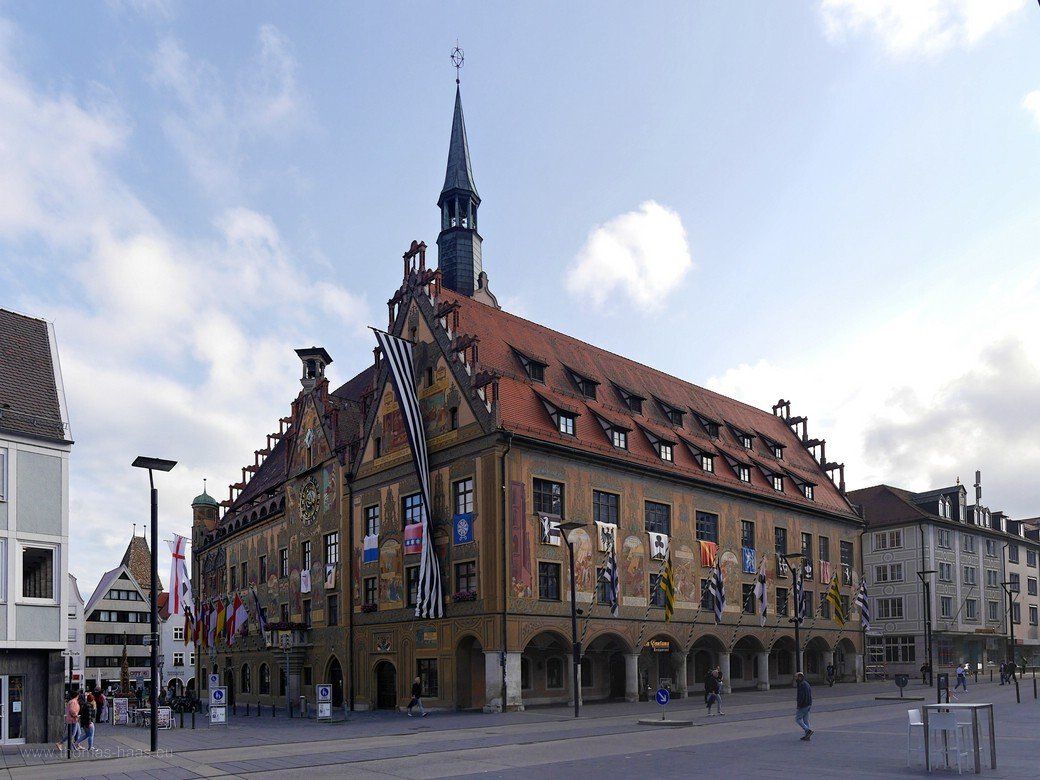 Rathaus Ulm, vorher...