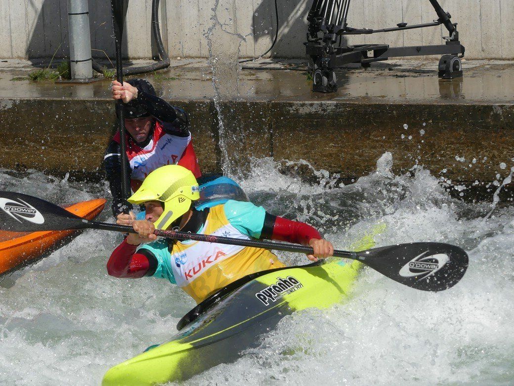 Slalom Extreme - es geht zur Sache... Kanu-WM, Augsburg, 2022 Slalom Extreme - es geht zur Sache...