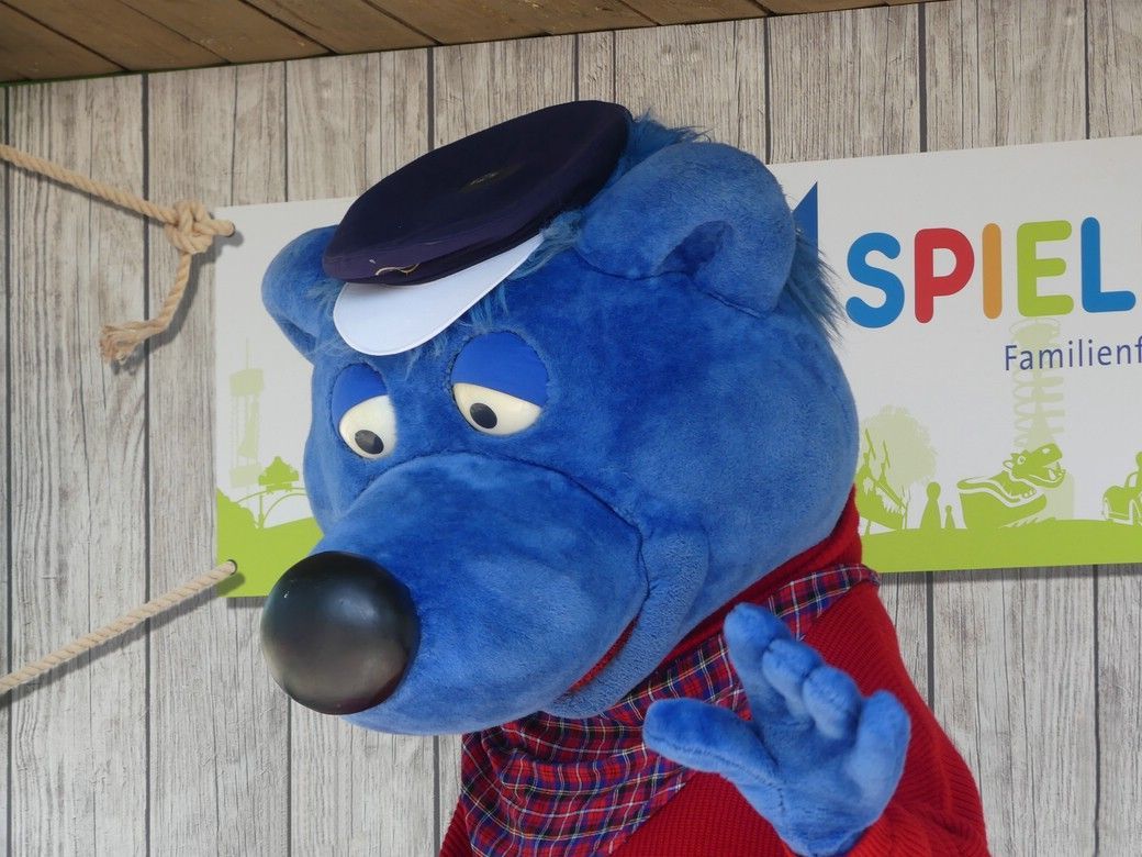 Der Blaubär im RV-Spieleland, 2023 Der Blaubär im RV-Spieleland, 2023