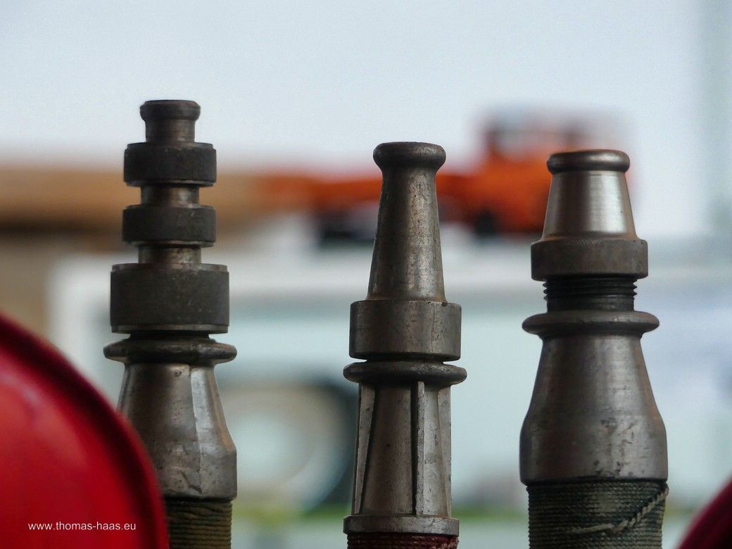 Historisches Spritzensortiment, Magirus, aus dem Magirus Iveco-Museum, 2025