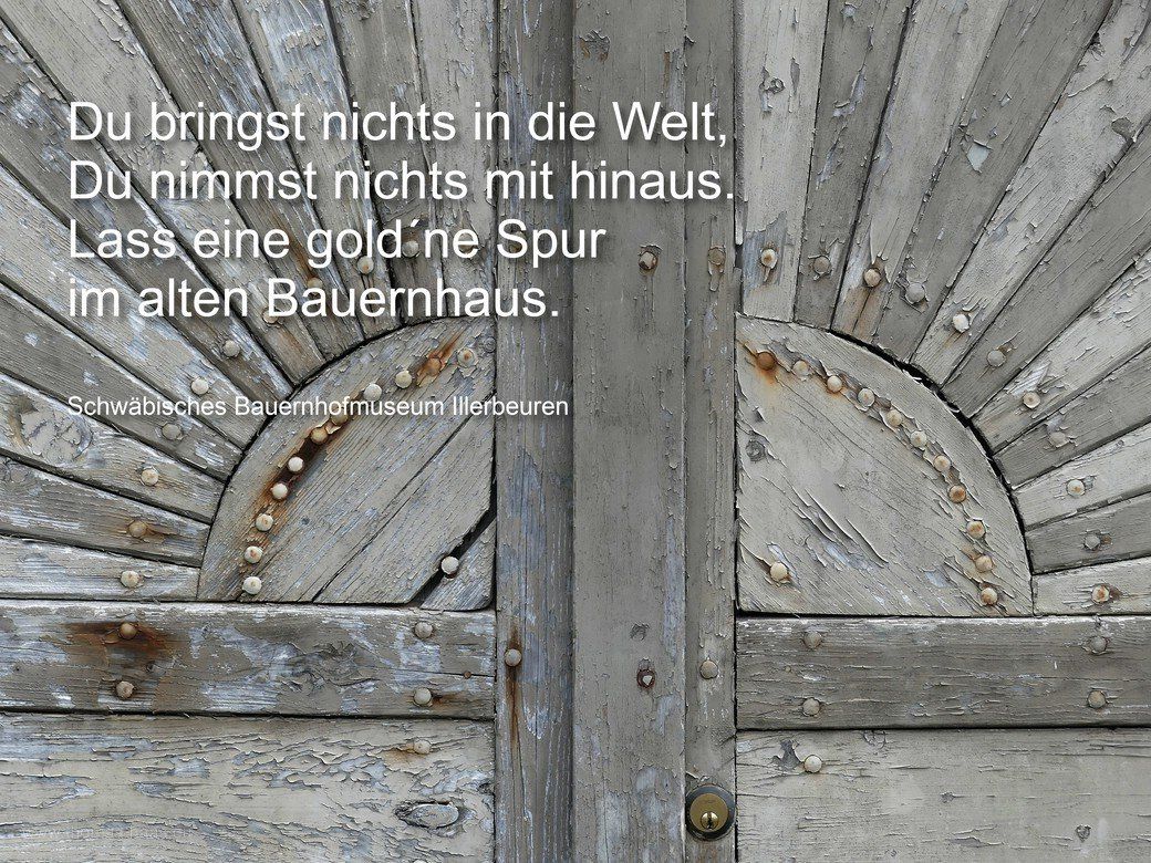 Scheunentor im Schwäbischen Bauerhofmuseum, 2021 Scheunentor im Schwäbischen Bauerhofmuseum, 2021