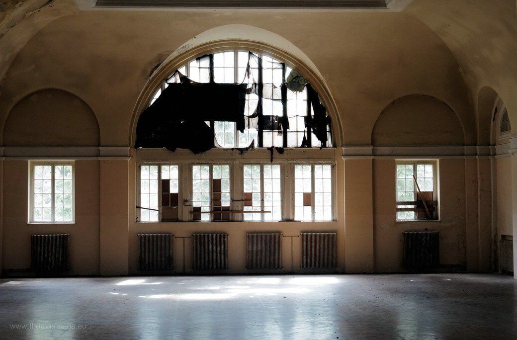 Das Motiv hell angelegt...