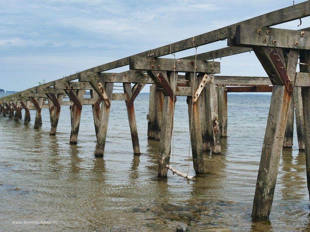Tag 2: Die alte Seebrücke in Quern... Tag 2: Die alte Seebrücke in Quern...