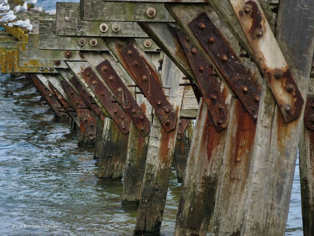 Tag 2: Die alte Seebrücke in Quern... Tag 2: Die alte Seebrücke in Quern...