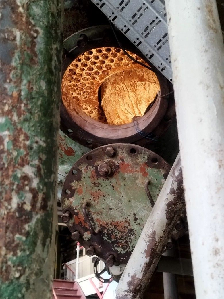 Verdampfungsstation in der Zuckerfabrik Oldisleben, 2023 Verdampfungsstation, Zuckerfabrik Oldisleben, 2023