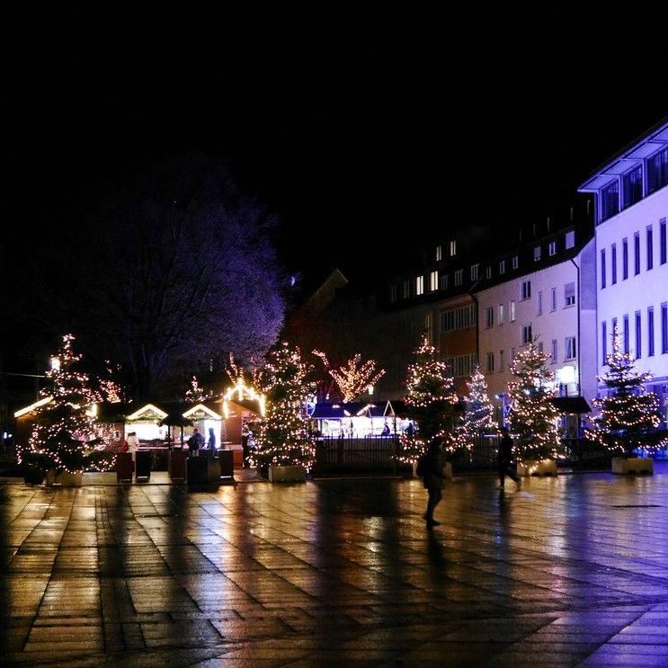 Winterzauber auf dem Südlichen Münsterplatz, Ulm