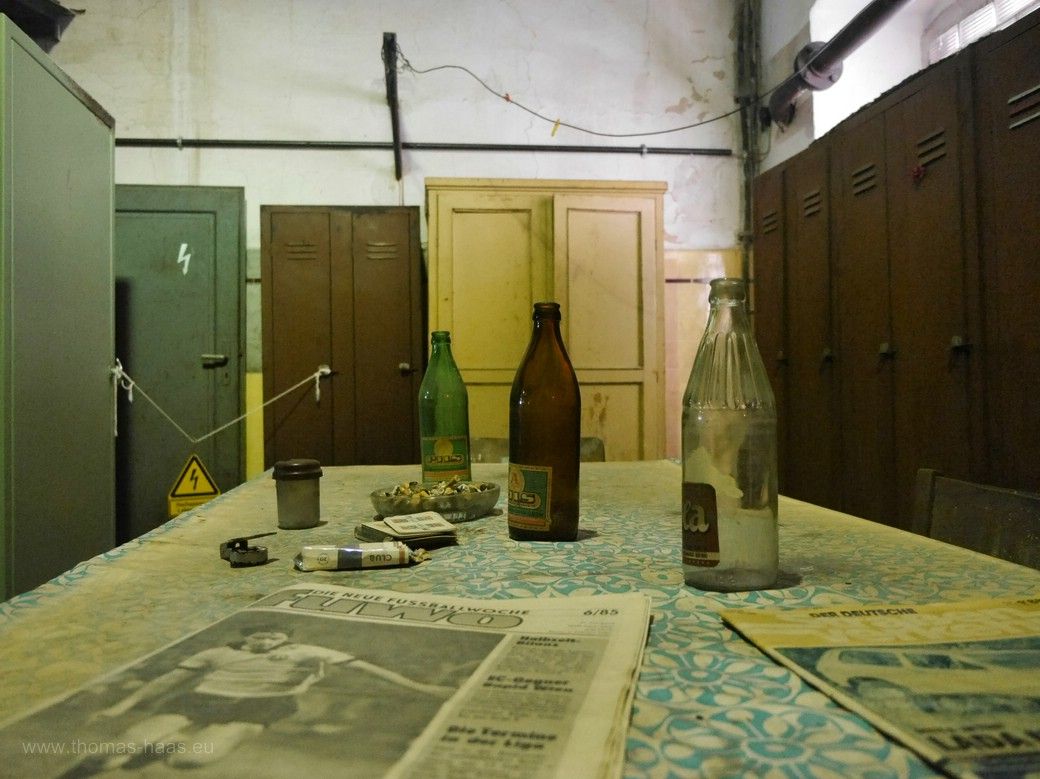 Die Dokumentation der letzte Pause - Lost Place in Oldisleben, 2023 Lost Places ganz sicherlich auch - Aufenthaltsbereich, Oldisleben 2023