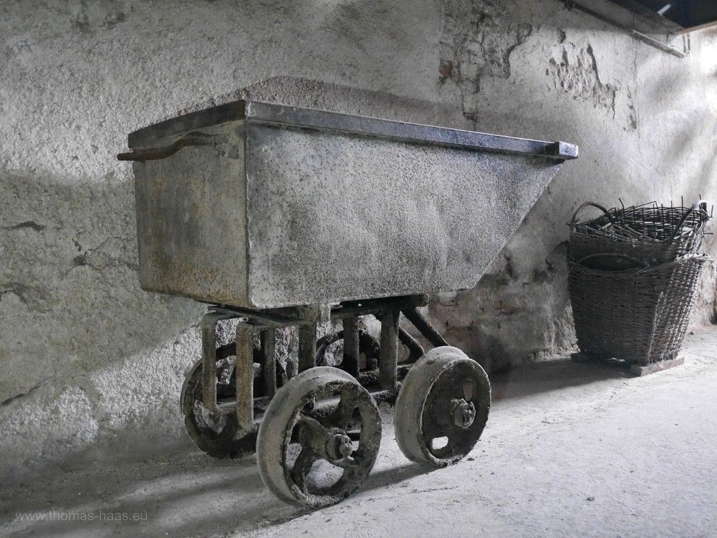 Bergbau Hunt oder auch Hund, in der Zuckerfabrik Oldisleben, 2023 Bergbau Hunt zum Kalktransport, Oldisleben, 2023