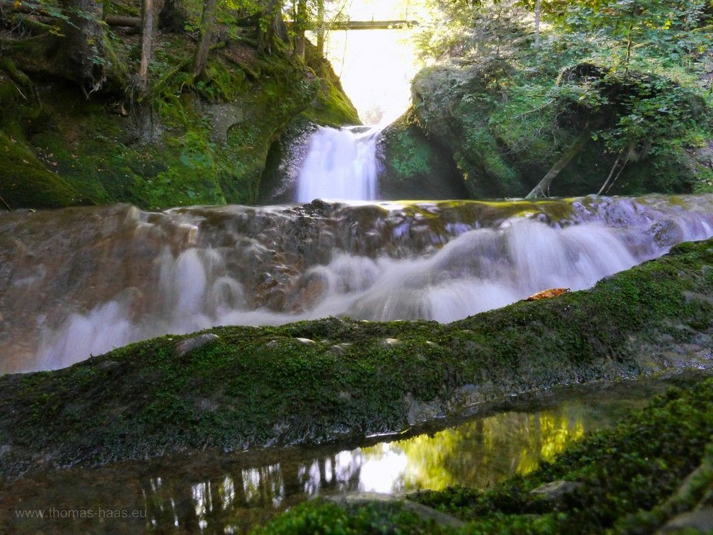 Bild des Monats, November 2023 - im Eistobel unterwegs... Bild des Monats, November 2023, die Obere Argen im Eistobel, Herbst 2023