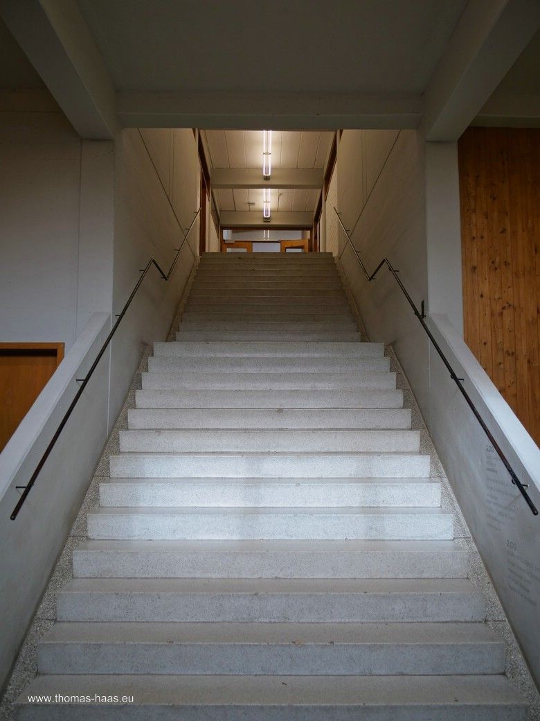 Haupttreppe an der HfG Ulm - Mit freundlicher Genehmigung der Stiftung HfG, Ulm Haupttreppe an der HfG Ulm - Mit freundlicher Genehmigung der Stiftung HfG, Ulm
