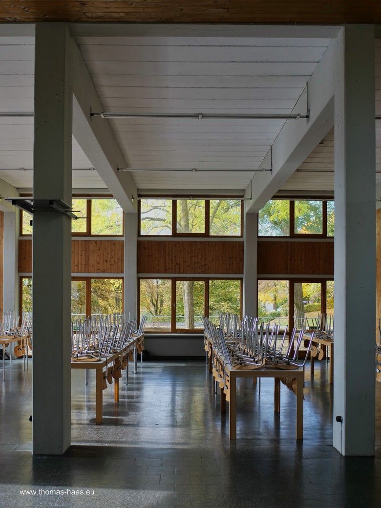 Die Mensa an der HfG Ulm - Mit freundlicher Genehmigung der Stiftung HfG, Ulm Die Mensa an der HfG Ulm - Mit freundlicher Genehmigung der Stiftung HfG, Ulm