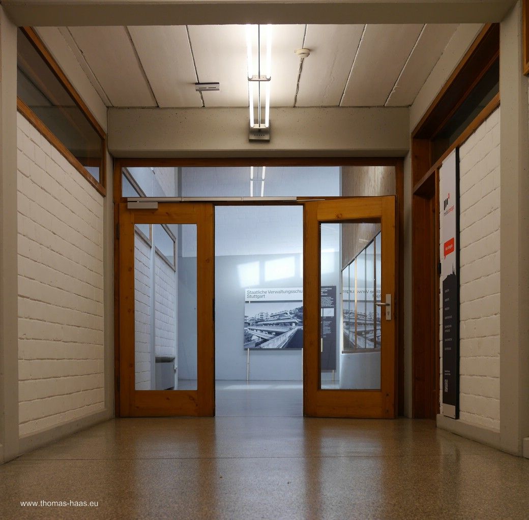 Flur an der HfG, mit freundlicher Genehmigung der Stiftung HFG, Ulm