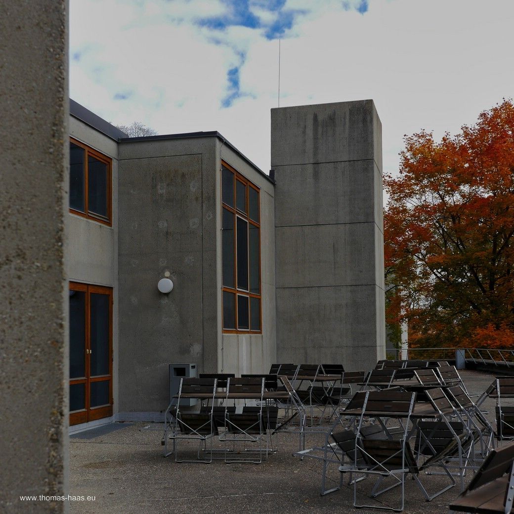 Außengastronomie an der HfG, mit freundlicher Genehmigung der Stiftung HFG, Ulm
