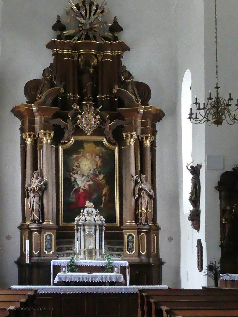 Hochaltar im Kloster Brunnen... Hochaltar St. Antonius (1742) im Kloster Brunnen...