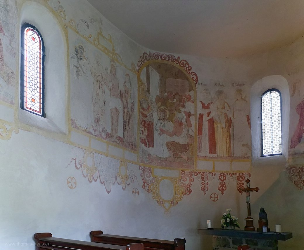 Fresken in der St.-Rochus-Kapelle, Eslohe Fresken in der St.-Rochus-Kapelle, Eslohe