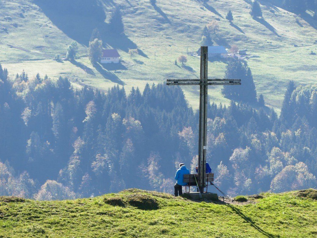 Gipfelkreuz der Thaler Höhe...