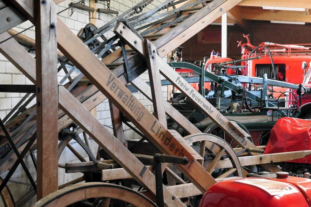 Detail der hölzernen Leitern... Detail der hölzernen Leitern...