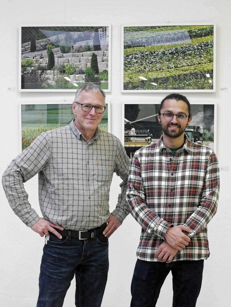 Mit Yannick in der Ausstellung, 2021 Mit Yannick in der Ausstellung, 2021