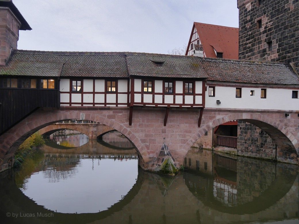 Oberer Henkersteg, Nürnberg,© by Lucas Musch, 2023 Lucas Musch berichtet aus Nürnberg, hier der Obere Henkersteg © by Lucas Musch, 2023