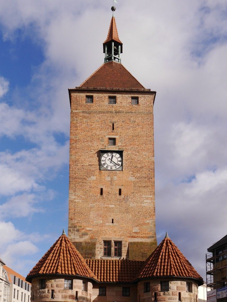Der Weiße Turm in Nürnberg, © by Lucas M. Der Weiße Turm in der Stadtbefestigung Nürnberg © by Lucas M., 2023