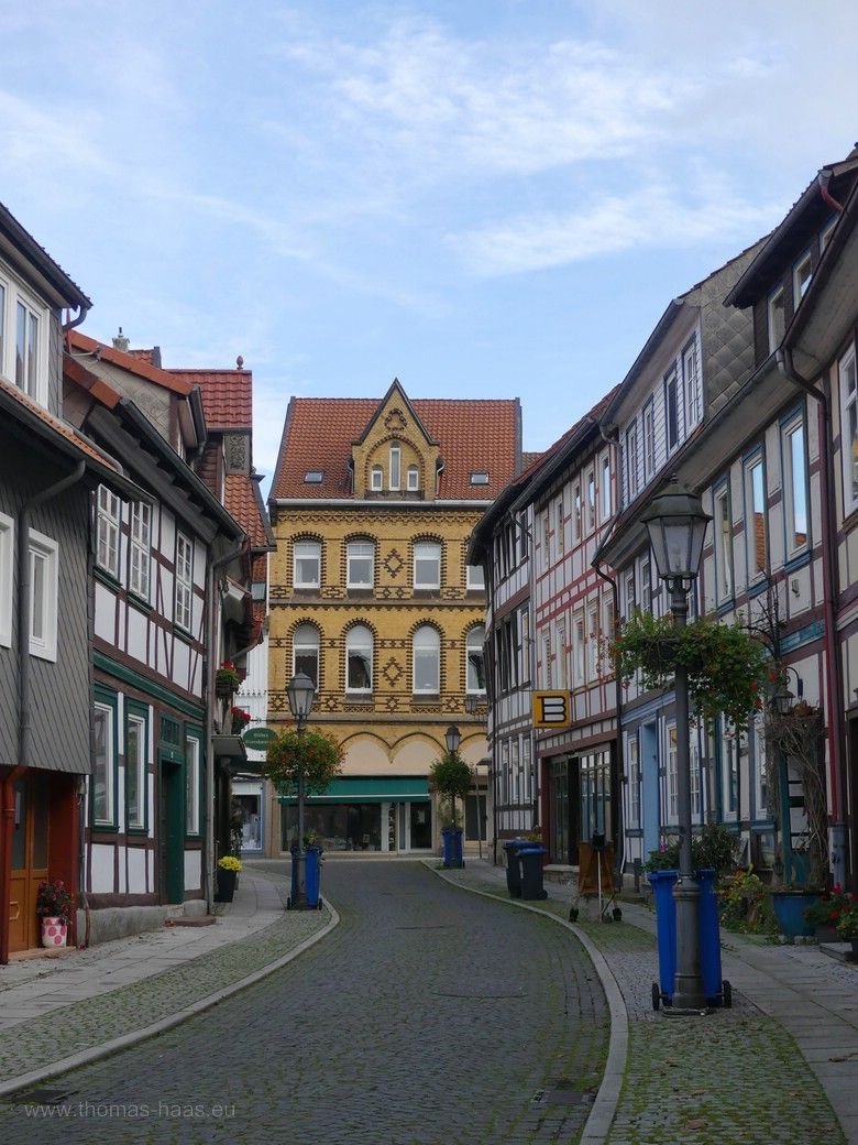 Altstadt, menschenleer, Bad Gandersheim, 2023
