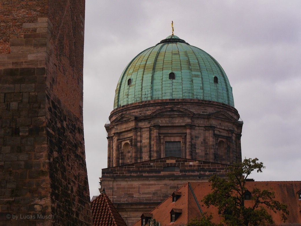 Die Kuppel von St. Elisabeth in Nürnberg, © by Lucas Musch, 2023