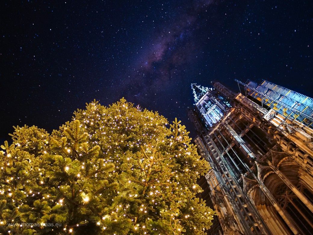 Situation nach der Bearbeitung, Dezember 2024 - der Himmel lebt...