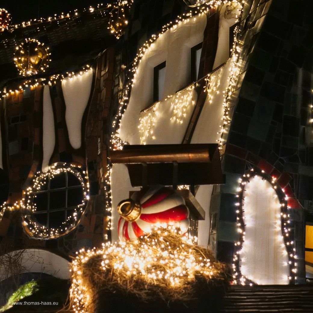 Haus vom Nikolaus, Detail, Dezember 2025 Haus vom Nikolaus, Detail, Dezember 2025