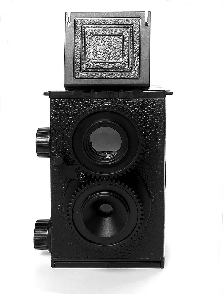 Die Retro-Kamera aus dem Franzis Adventskalender 2019 Fertig, die Retro-Kamera ist aufgebaut!