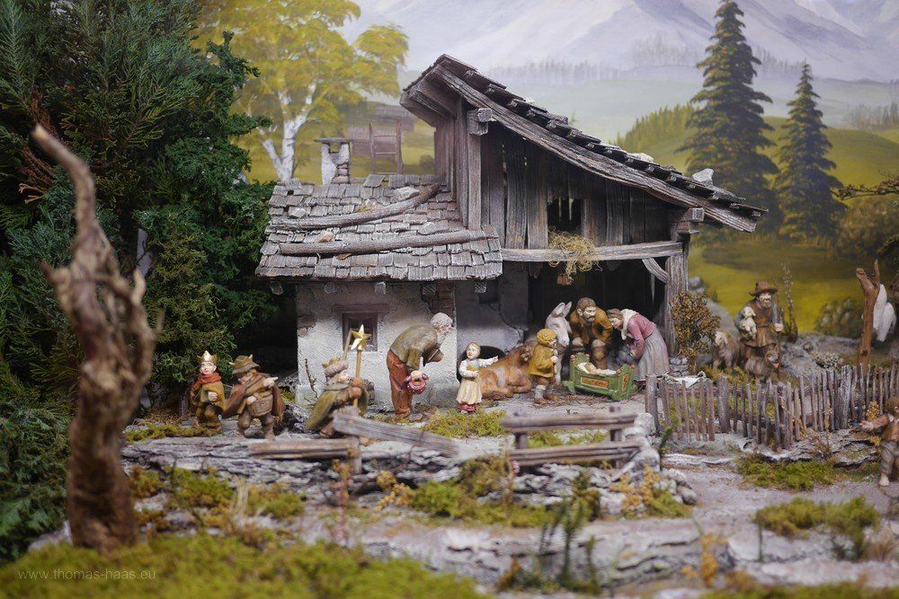 Alpenländische Krippenszene, 2020, Vöhringen Alpenländische Krippenszene...