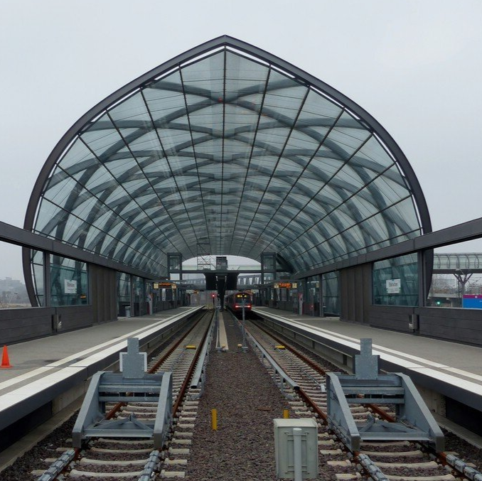 Station Elbbrücken der U4 in HH, 2019 U4 Elbbrücken, Hamburg, 2019
