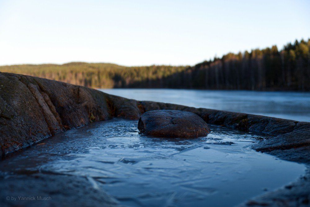 Der eisige Maridalsvannet, Januar 2020