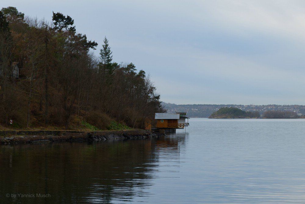 Bootsschuppen im Oslofjord
