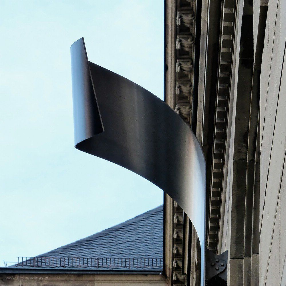 Erinnerungszeichen am Landgericht Ulm, 2020 Das Eruinnerungszeichen in Ulm, 2020