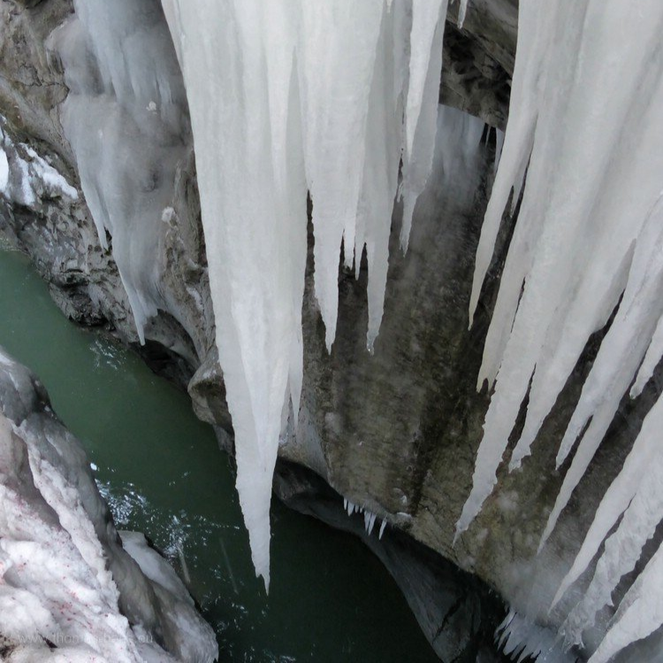 Eisvorhänge in der Breitachklamm, 2019 Winter in der Breitachklamm...