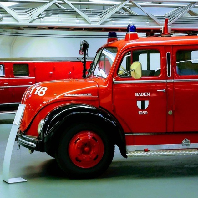 Feuerwehr-Oldtimer in Ulm Oldtimer im MEC