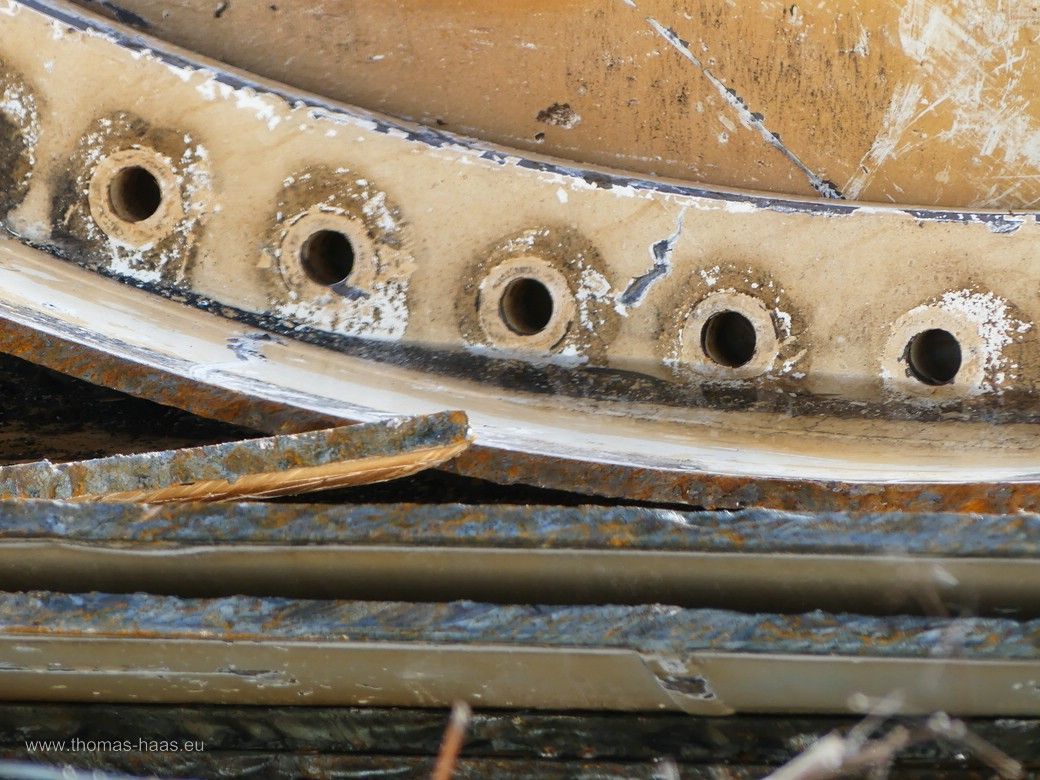 Ein Windrad bei der Verschrottung, 2024 Ein Windrad bei der Verschrottung, 2024