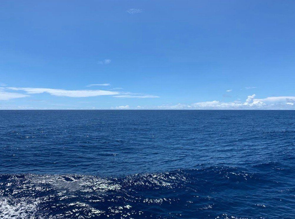 Der Äquator wird nordgehend überfahren, 2020 Auf dem Ozean - Äquatorüberquerung, 2020