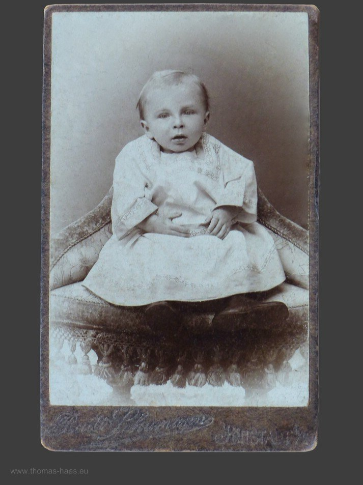 Opa, 1907 Mein Großvater, Foto aus dem Jahr 1907