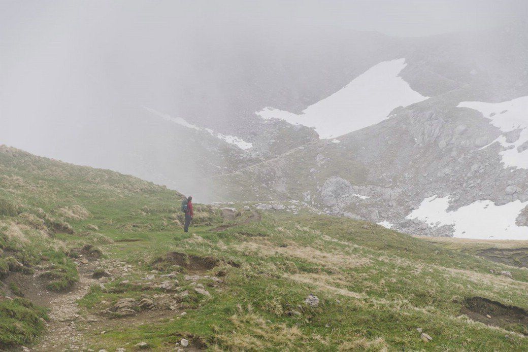 Schlechte Wetter in den Bergen, Mai 2020