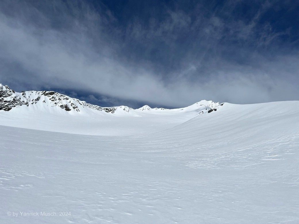 Blick zur Mittleren Malhamspitze – noch ohne Spuren!