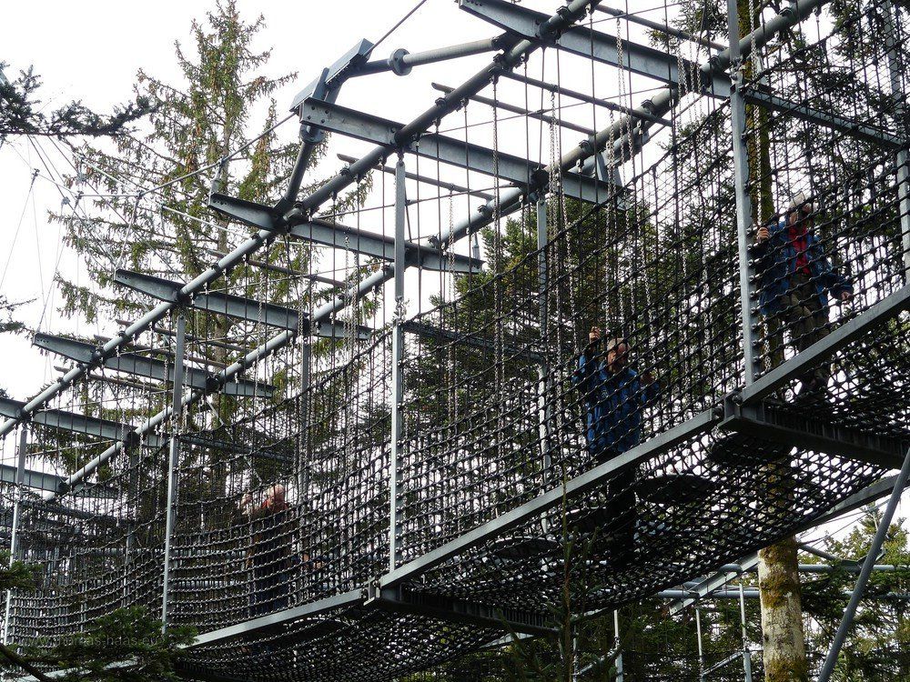 Geschicklichkeitsstrecke im skywalk Das Abenteuer ruft - skywalk, Scheidegg