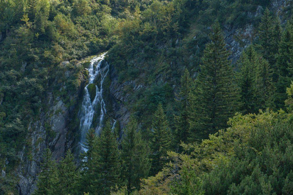 Der Balea-Wasserfall in den Karpaten, 2019