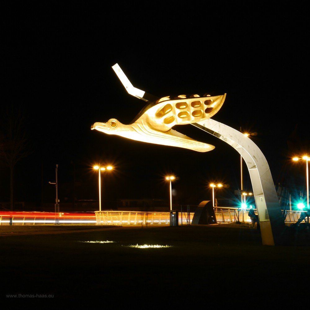Albatros, Gallionsfigur der Gorch Fock, Kappeln, 2019 Der Albatros der Gorch Fock...