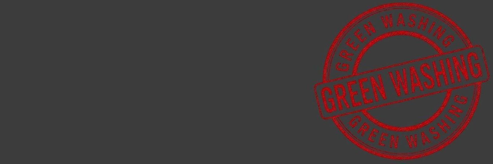 Stempel Greenwashing...