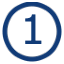 one number icon